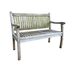 Antique garden benches reclaimed and salvaged by UKAA