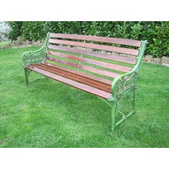 Antique Victorian Coalbrookdale Benches and Antiques For Sale