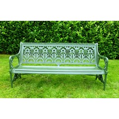 Antique Victorian Coalbrookdale Benches and Antiques For Sale