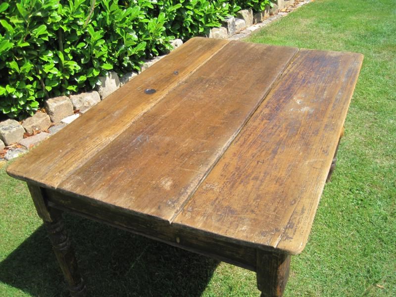 pine kitchen table with drawer