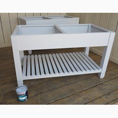 Bespoke Made Painted Butchers Block Base