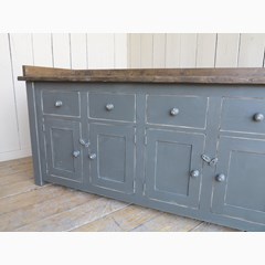 Handmade Wooden Rustic Pine Sideboard 