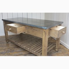 Zinc Top Laundry Table